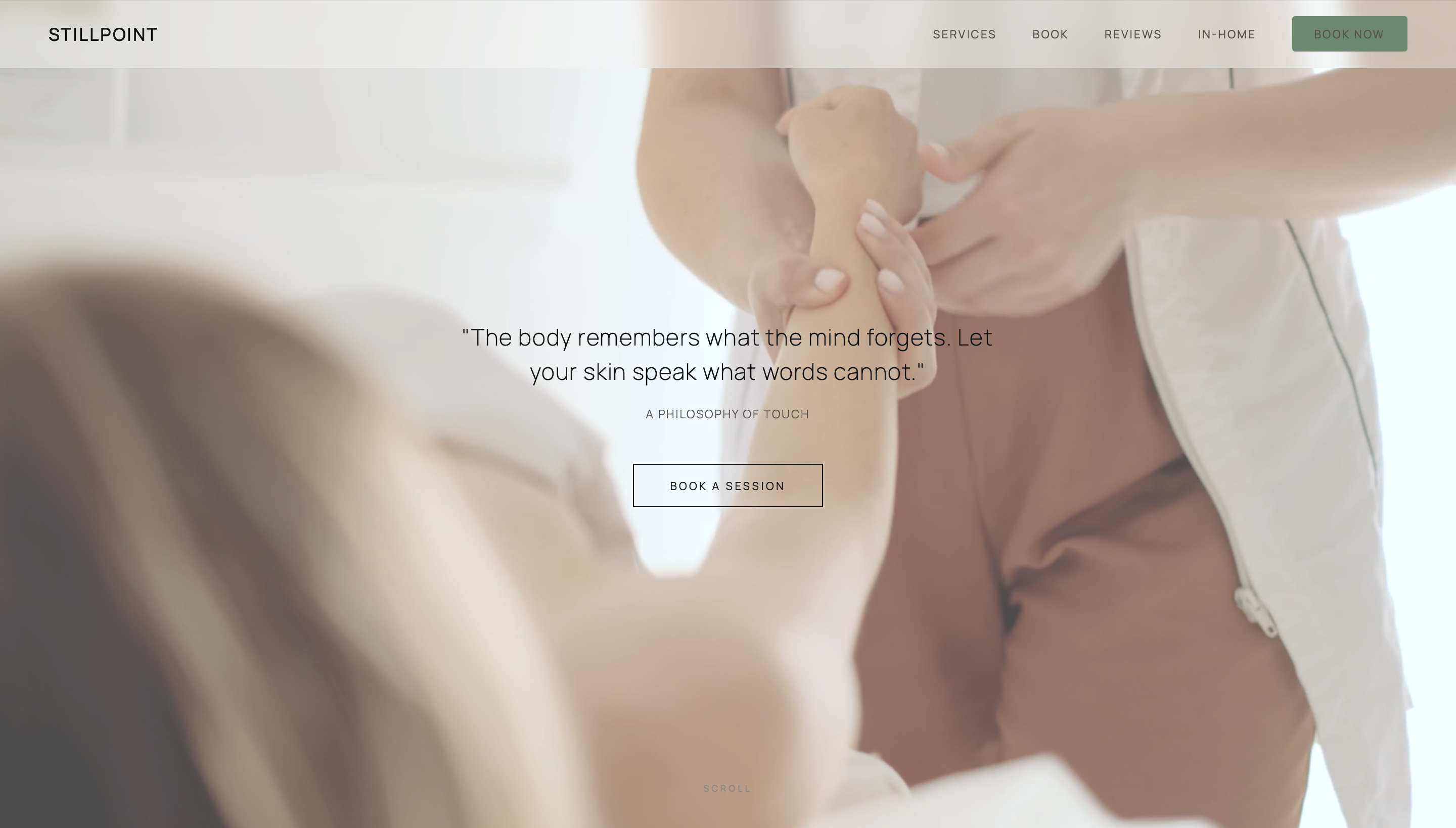 STILLPOINT. RMT Booking & Clinic Platform.